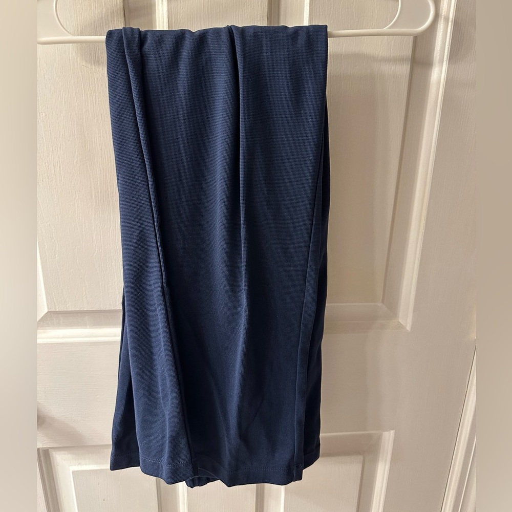 HALARA Classic Dark Blue Wide-Leg Trousers - Picture 2 of 5